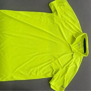 Nike Men's Neon Green Polo Shirt